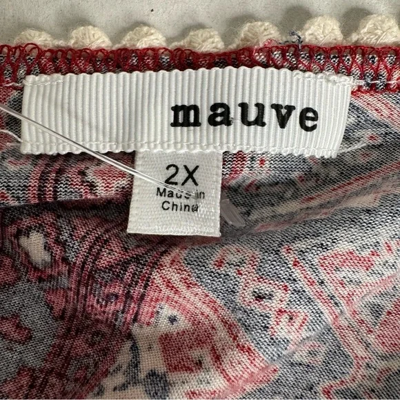 β₯οΈ Mauve Boho Top β₯οΈ - Picture 8 of 8